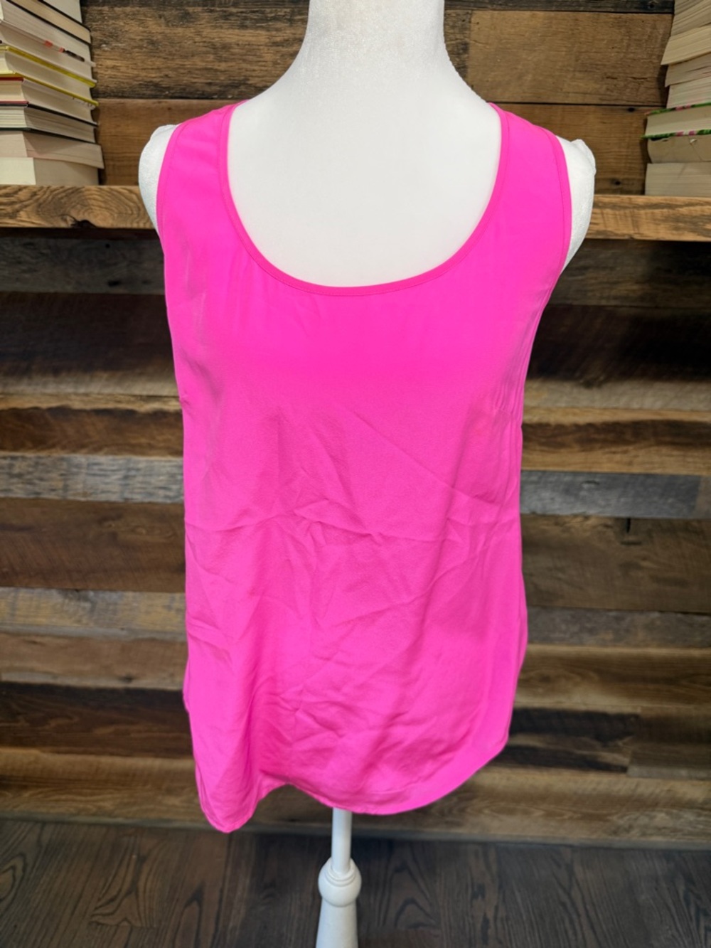 Lilly Pulitzer Scoop Neck Tank Top - Bright Pink